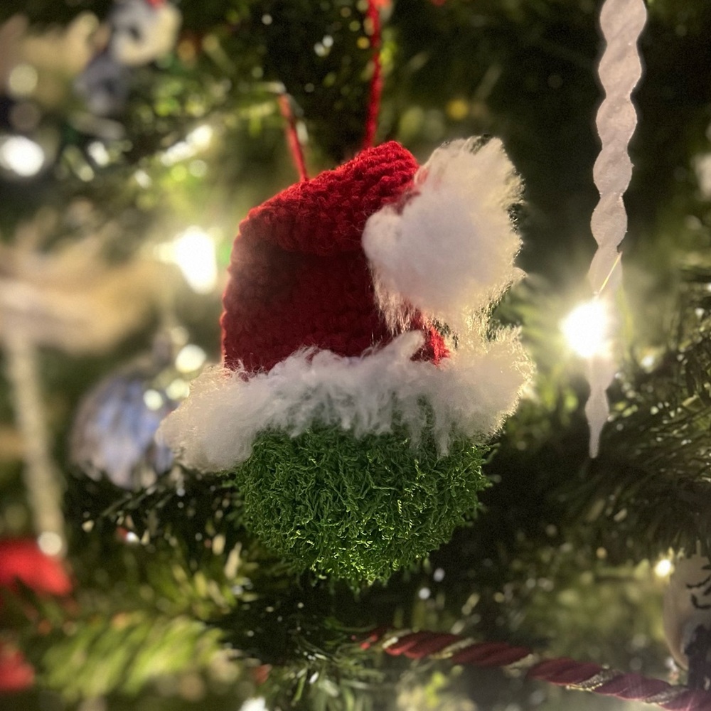 Grinch inspired Christmas Tree Ornament